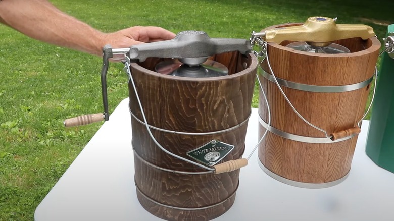 hand-crank ice cream makers