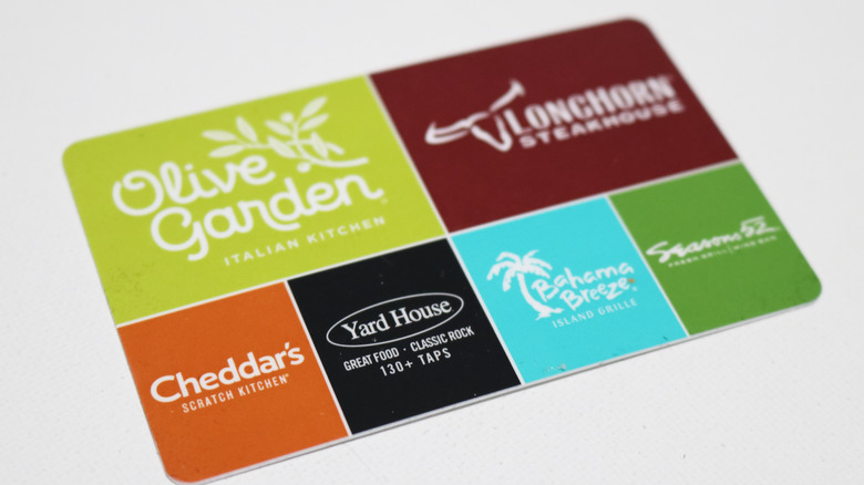 Darden group gift card