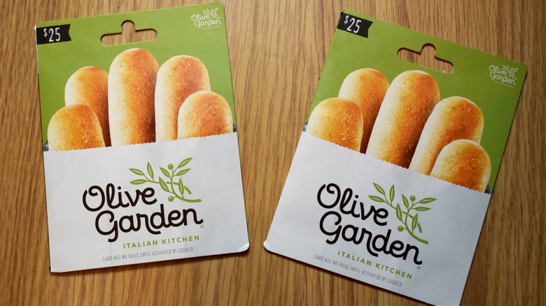 Olive Garden gift cards