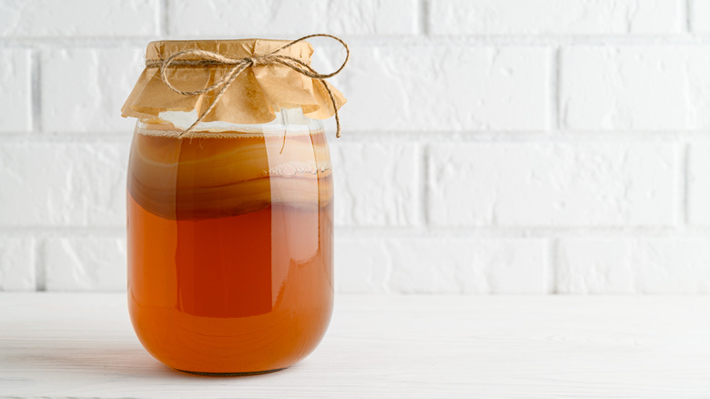 homemade kombucha tea