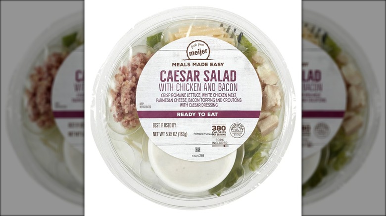 Meijer's chicken Caesar salad