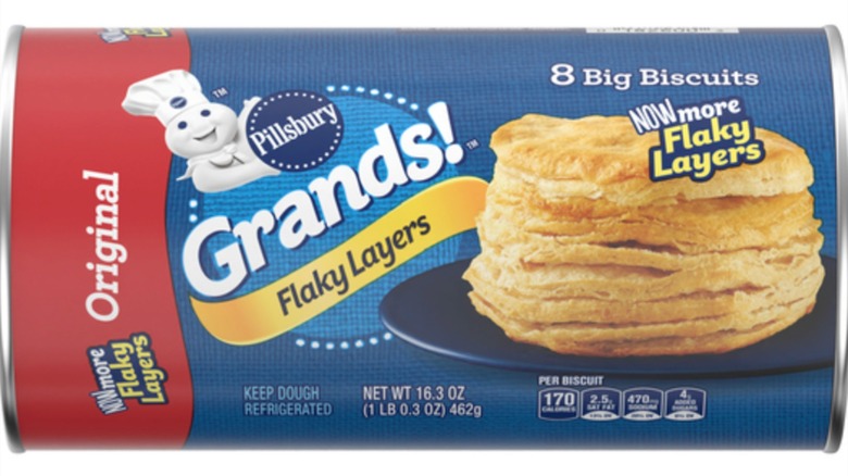 Tube of Pillsbury Grands! Flaky Layers Biscuits