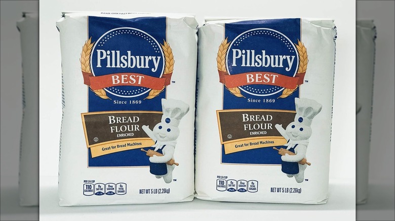 Two bags of Pillsbury Best Bread Flour