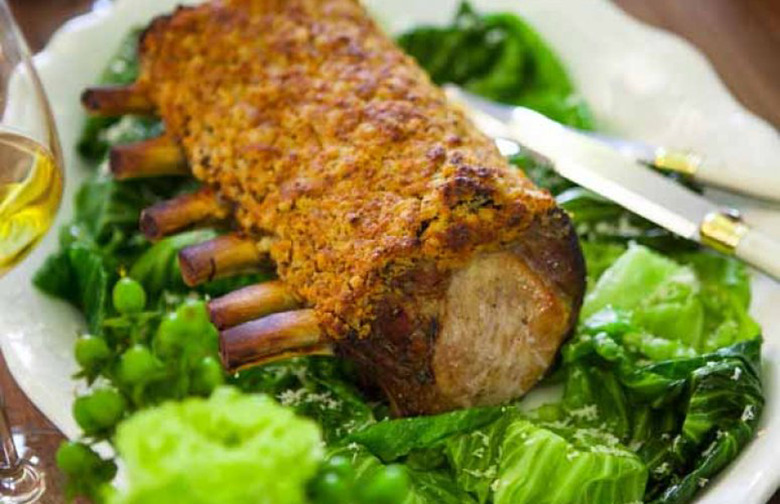 Daniel Boulud's Beer-Marinated Pork Rack With a Barley-Mustard Crust