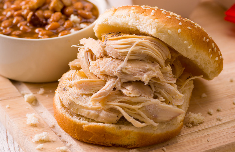 Beer-and-Mustard Pulled Turkey