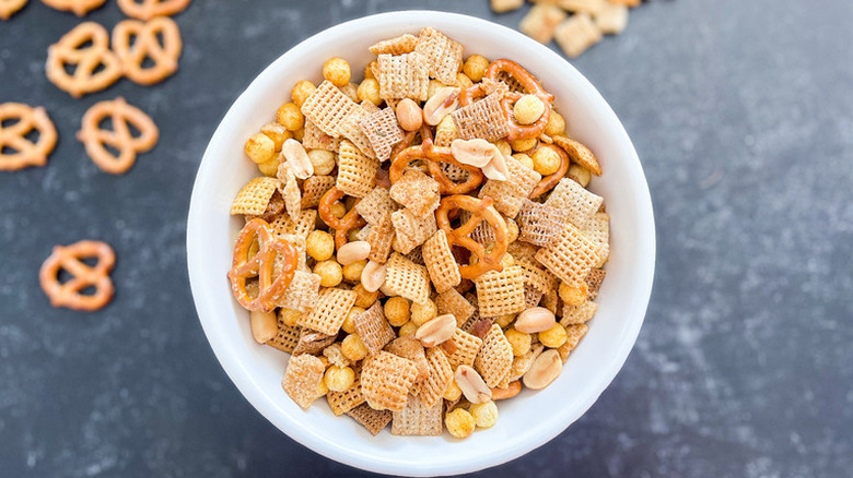 Bowl of Chex mix