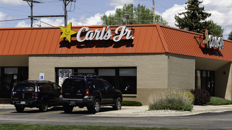 A Carl's Jr. restaurant building