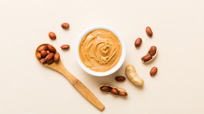 peanut butter and peanuts