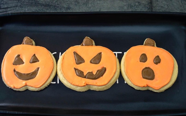 Jack-o'-Lantern Cookies