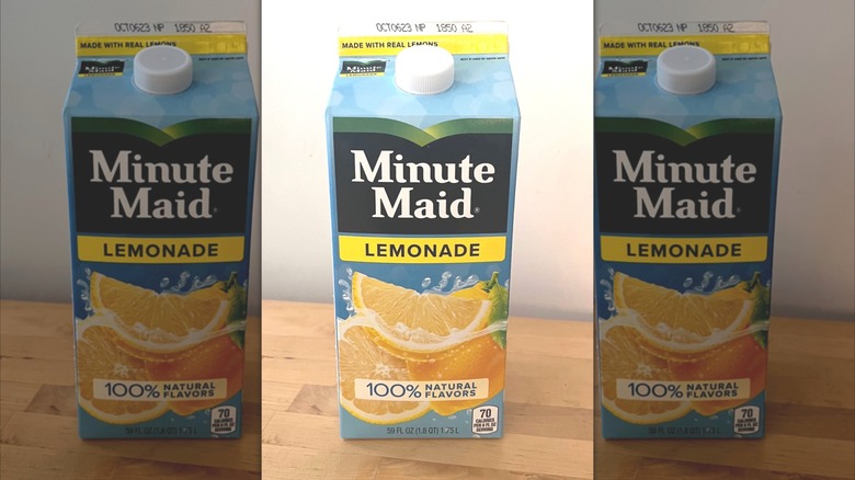 Minute Maid lemonade