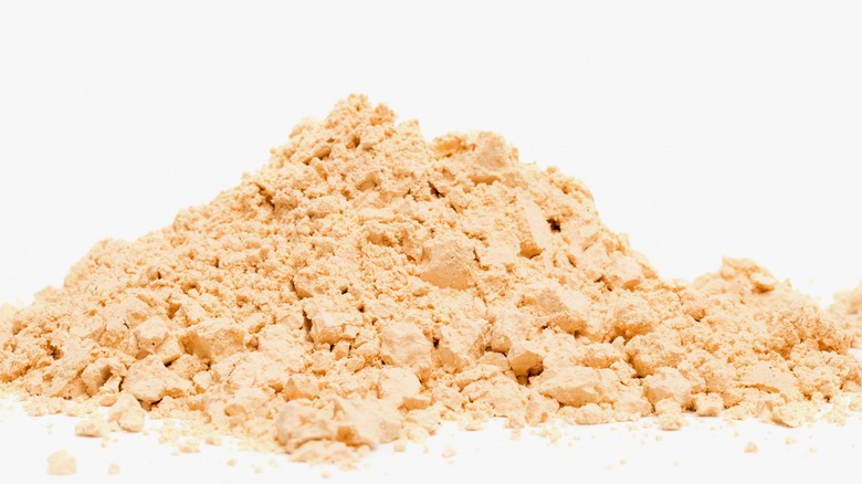 Pile of peanut butter powder