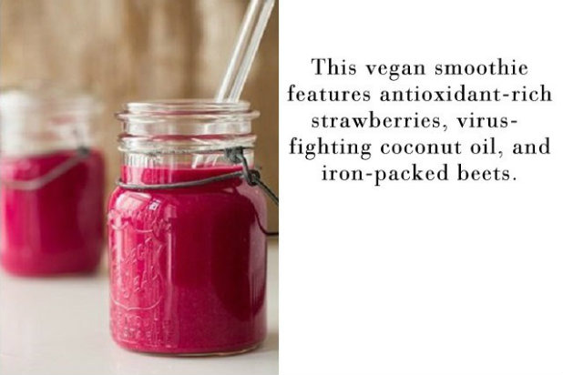 Vegan Glow Pink Power Detox Smoothie 