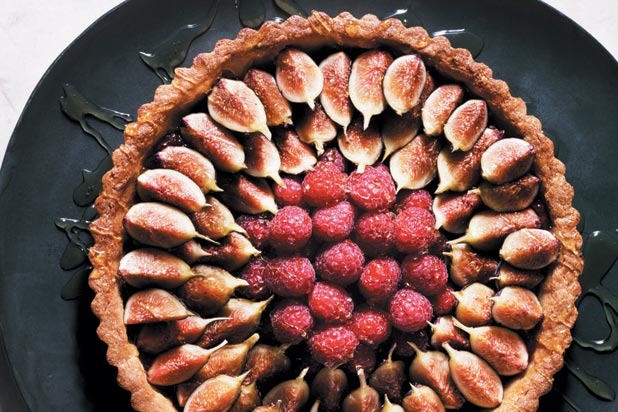 5. Fresh Fig and Raspberry Tart