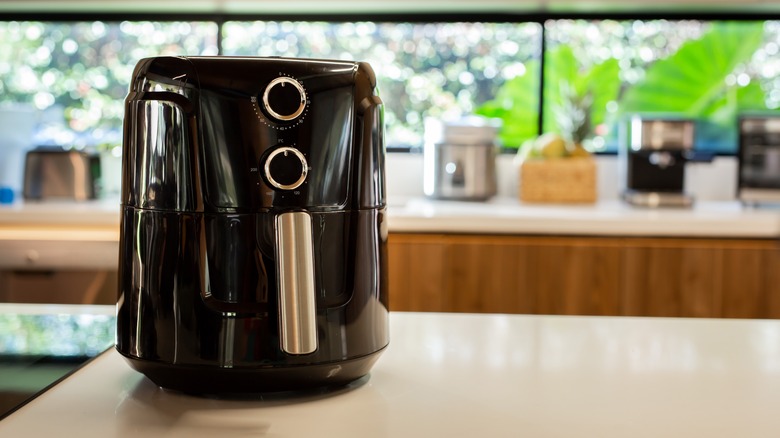 Air fryer on countertop