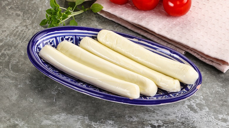 Plate of mozzarella sticks