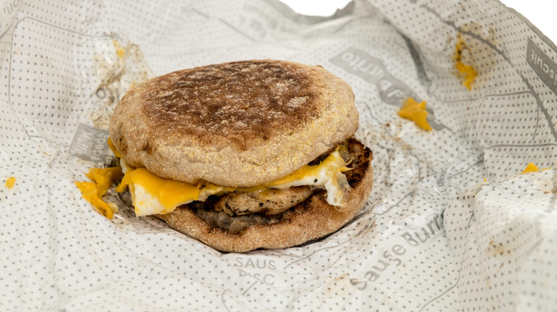 Chick-fil-A egg white chicken breakfast sandwich