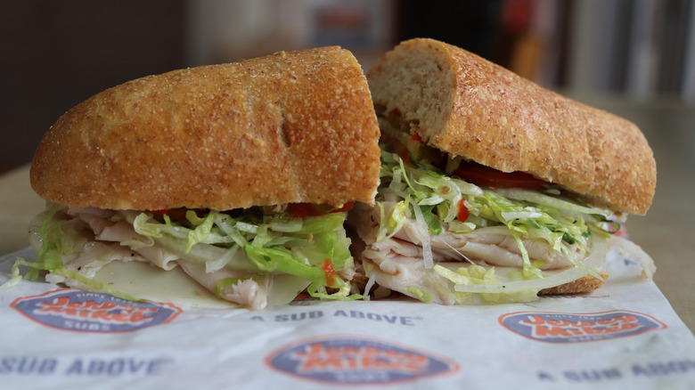 meaty Jersey Mike's sub