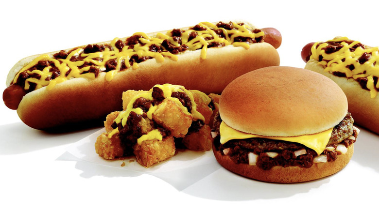 sonic menu items with chili