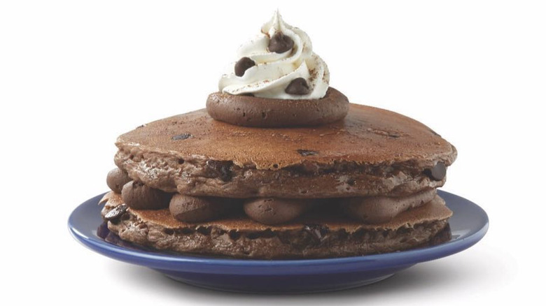 IHOP Belgian chocolate pancakes