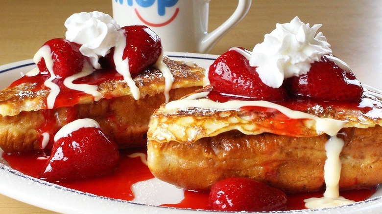 IHOP strawberry stuffed french toast