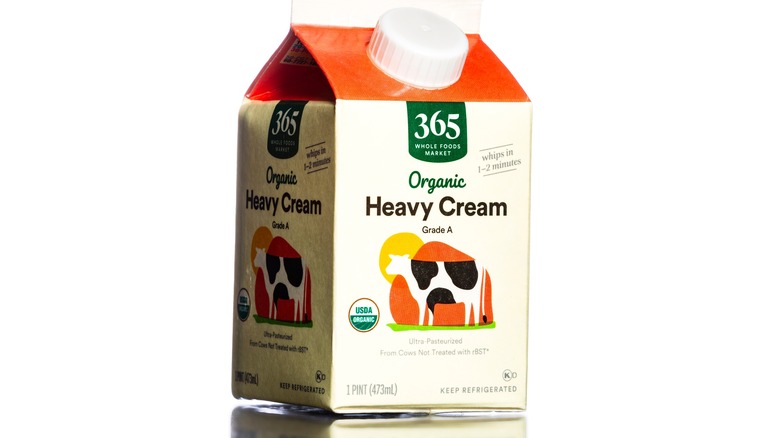 Organic heavy cream