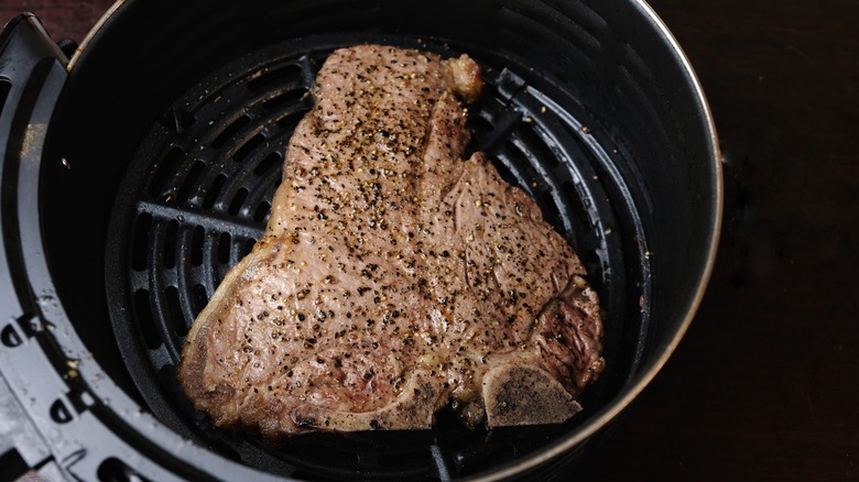 peppered steak in air fryer