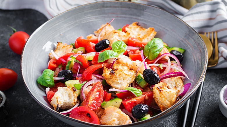 Bowl of panzanella