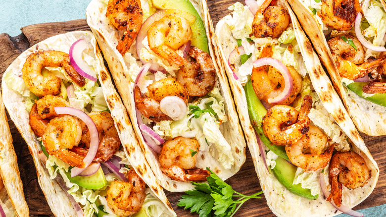 Shrimp tacos