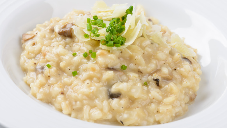 bowl of risotto