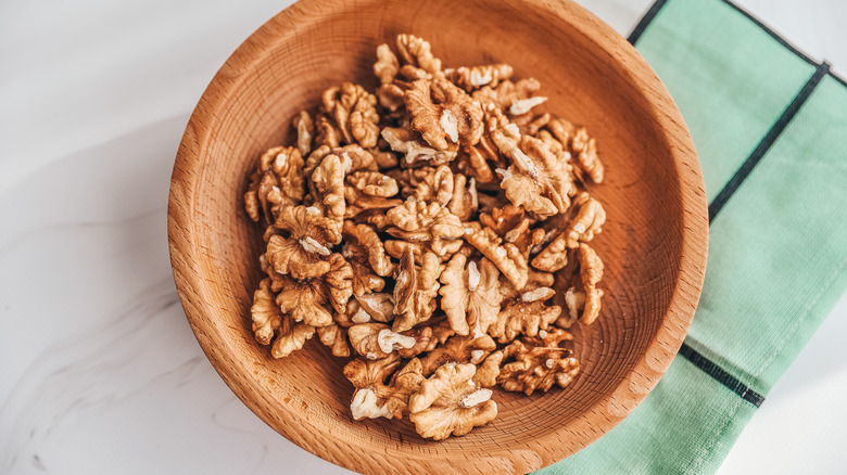 Bowl of walnuts