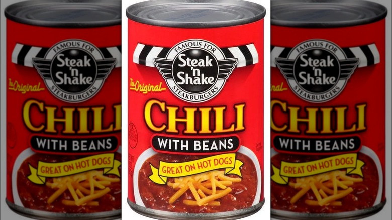 Steak 'n Shake chili with beans