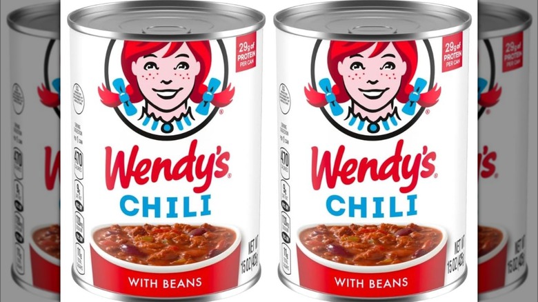 wendy's canned chili with beans