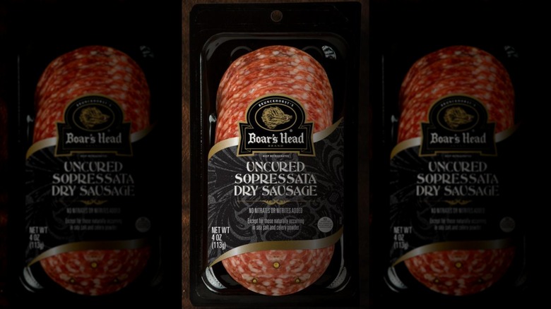 Pack of Boar's Head Uncured Soppressata