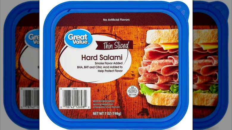 Walmart Great Value Hard Salami