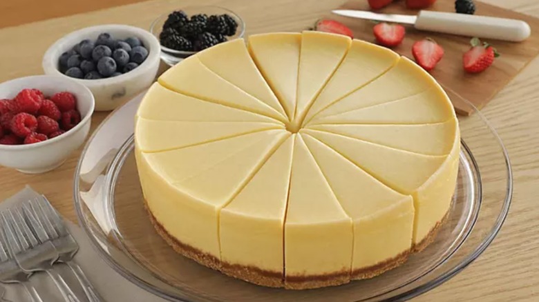 Suzy's Signature Cheesecake on dish