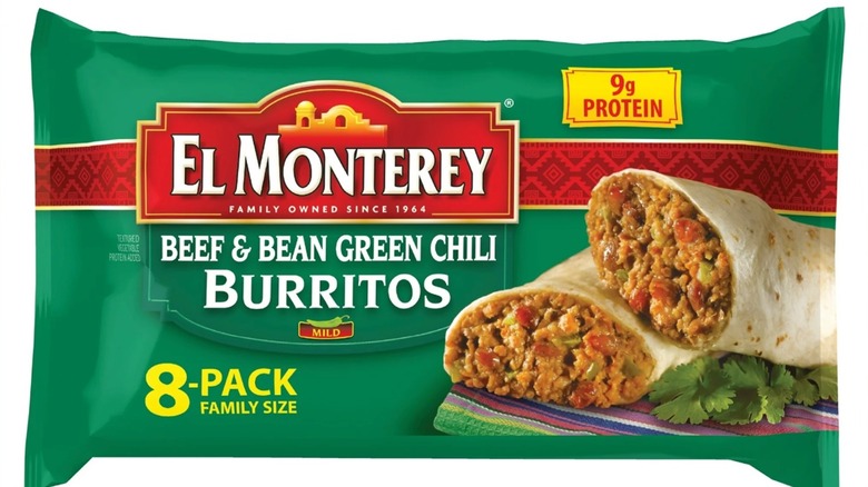 El Monterey beef burritos