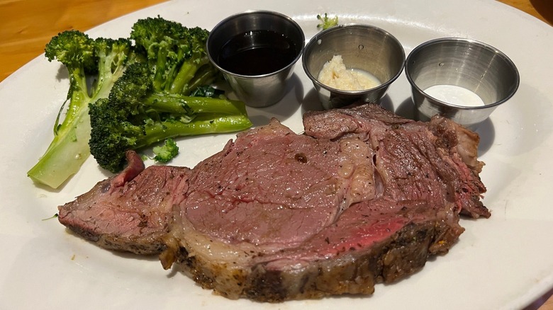 Prime rib from Black Angus