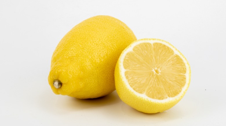 One and a half Meyer lemons