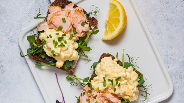 Scandinavian Egg Salad sandwiches