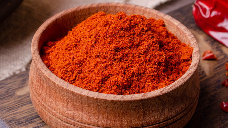 Bowl of paprika