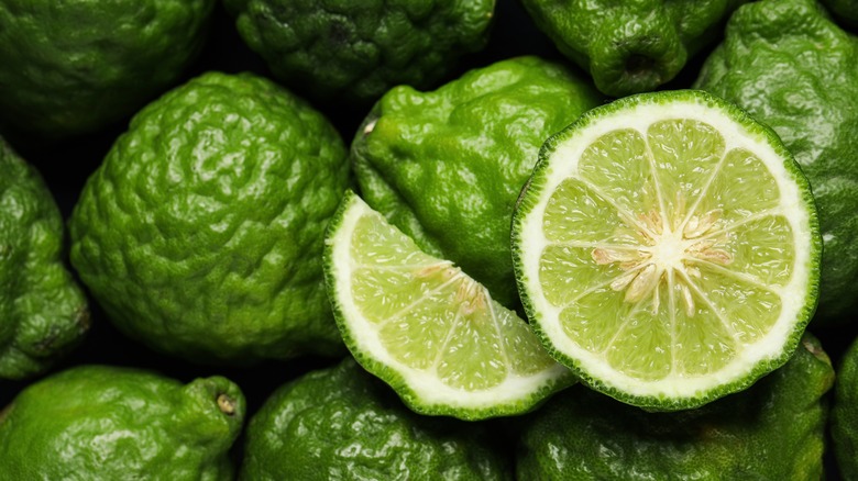 limes with sliced lime