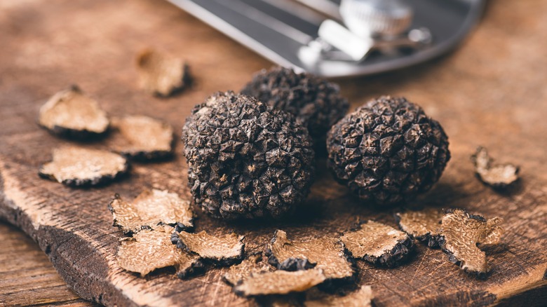 black truffles