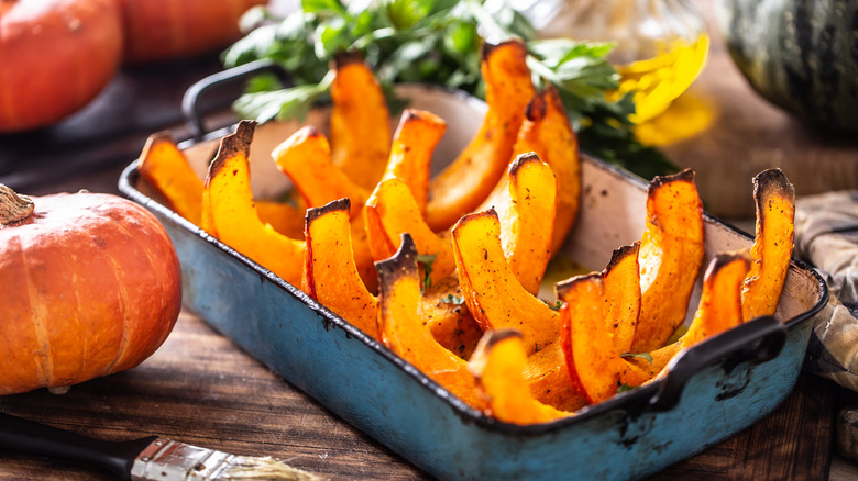 Roasted winter squash