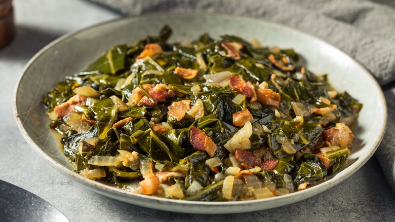 sauteed collard greens with bacon