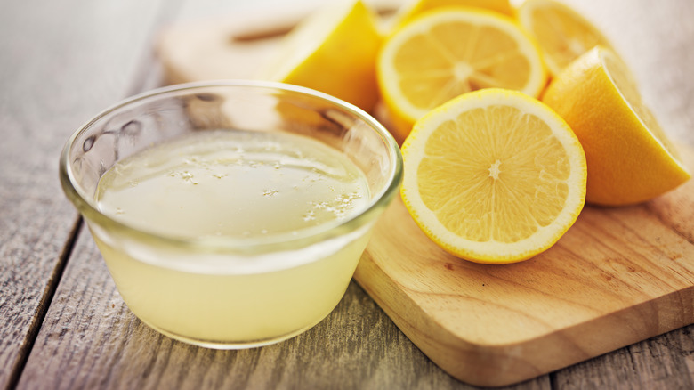 Lemons and Lemon Juice Bowl