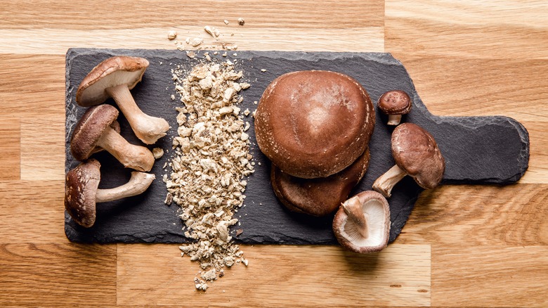 platter of mushrooms