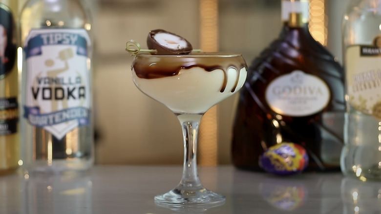 Cadbury Creme Egg cocktail