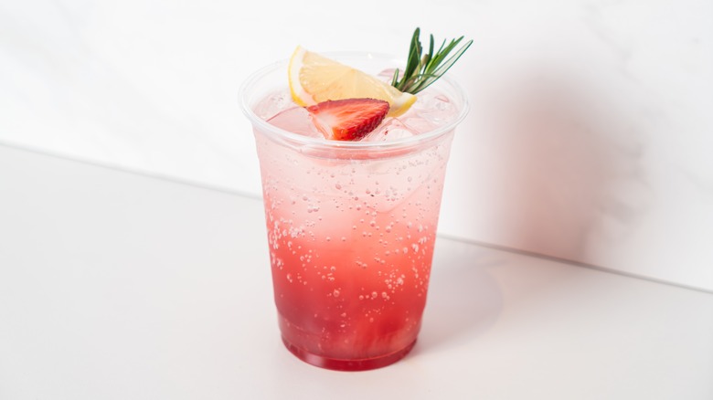 strawberry italian soda