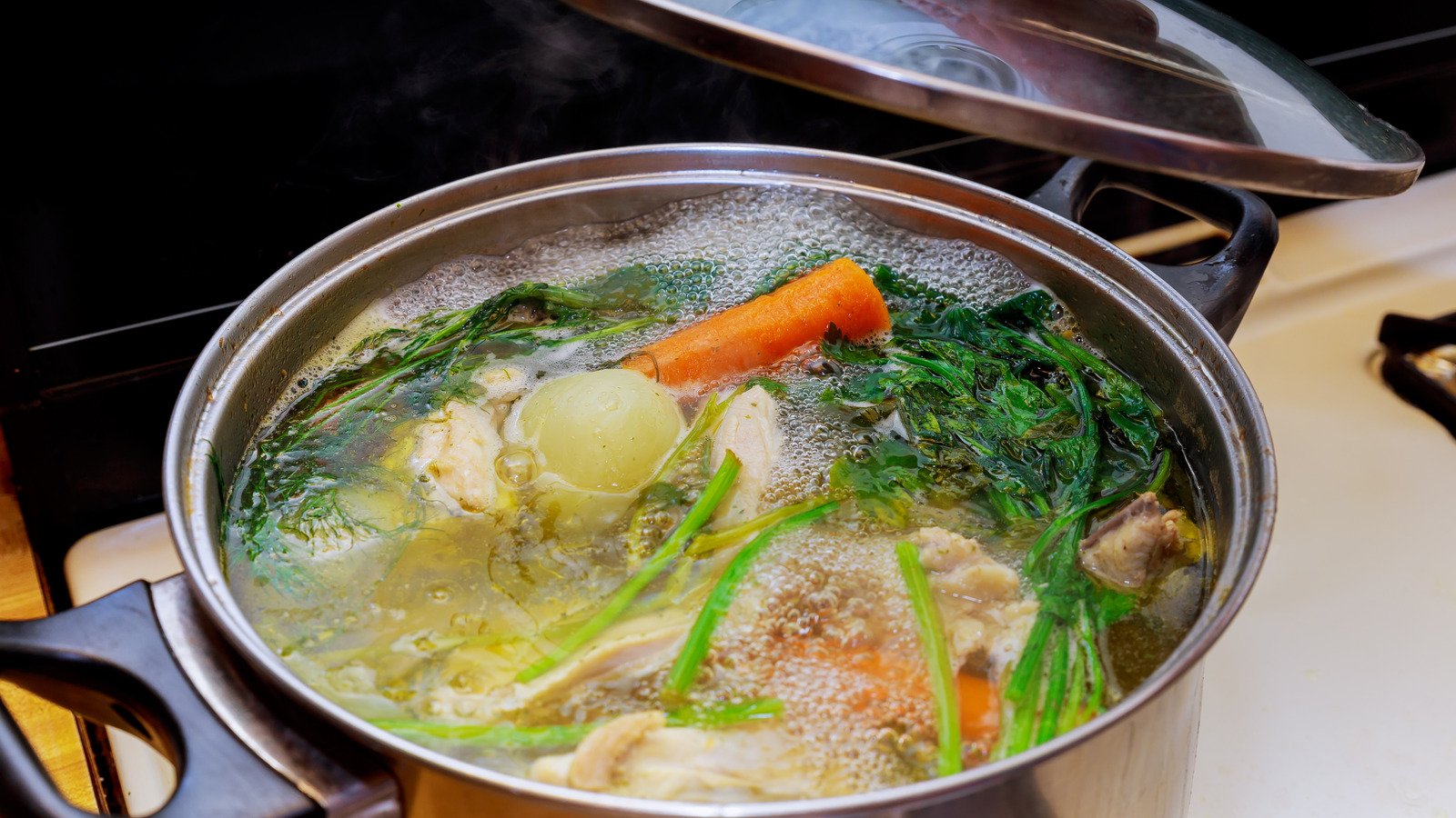 The Biggest Mistake You're Making While Cooling Stock Pots