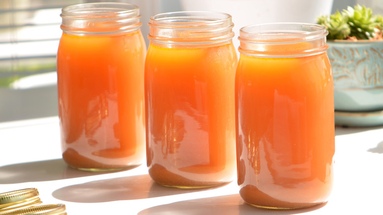 jars of chicken broth